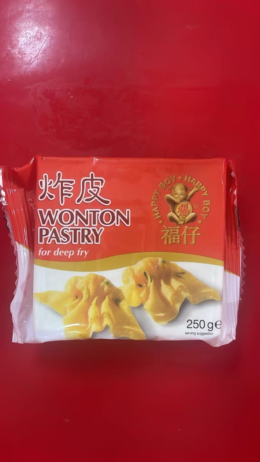 Wonton Vellen voor Frituren (炸皮) 250g
